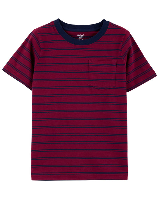 Camiseta de punto con bolsillo para niños