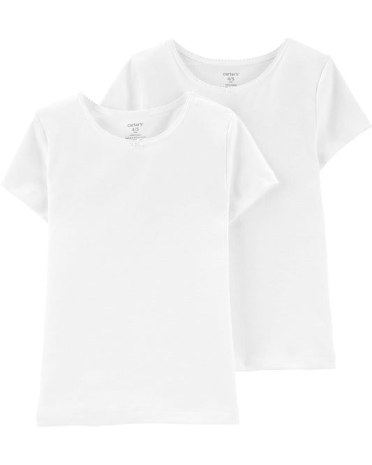 Paquete de 2 camisetas interiores de algodón