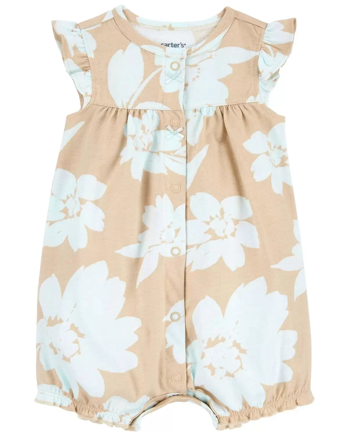 Mameluco Floral Bebé Snap-Up