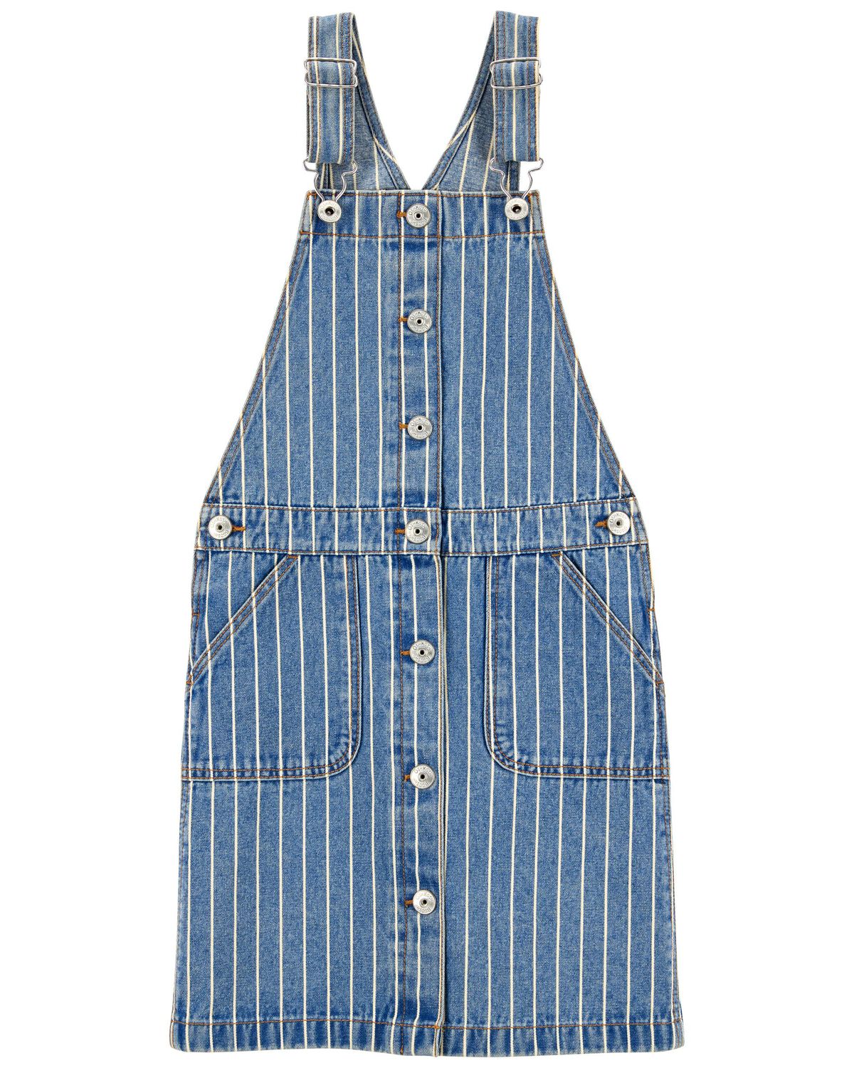 Falda de rayas de nogal