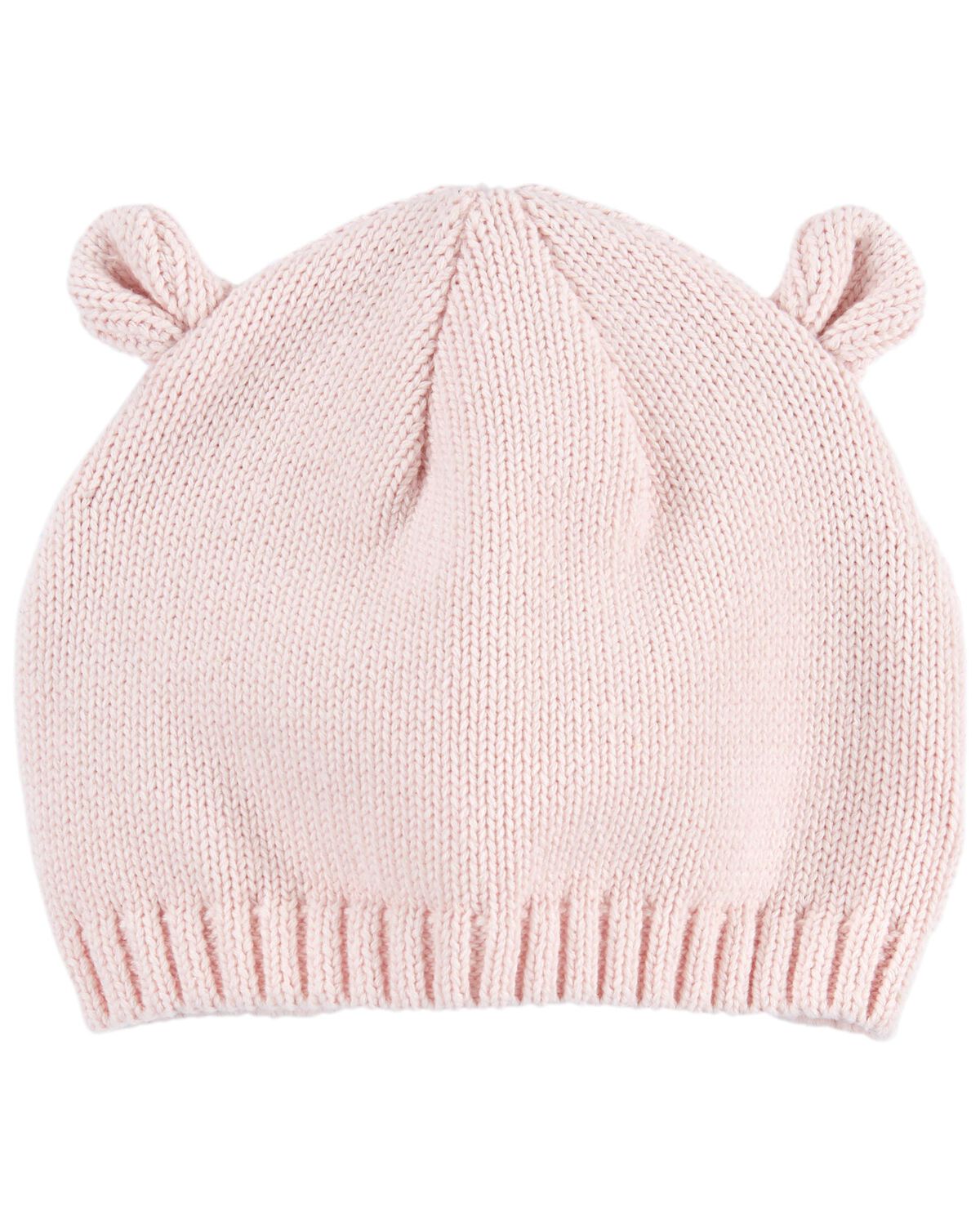 Gorro de orejas de animal de punto para bebé